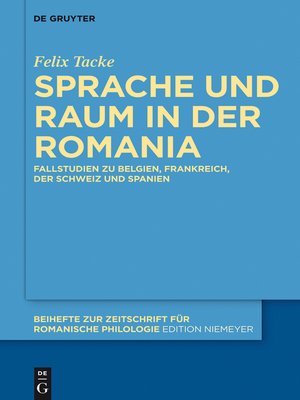 cover image of Sprache und Raum in der Romania